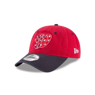 Washington Nationals Gorra | New Era MLB Core Fit Alt 3 49forty Fitted Cap Mexico - Rojos